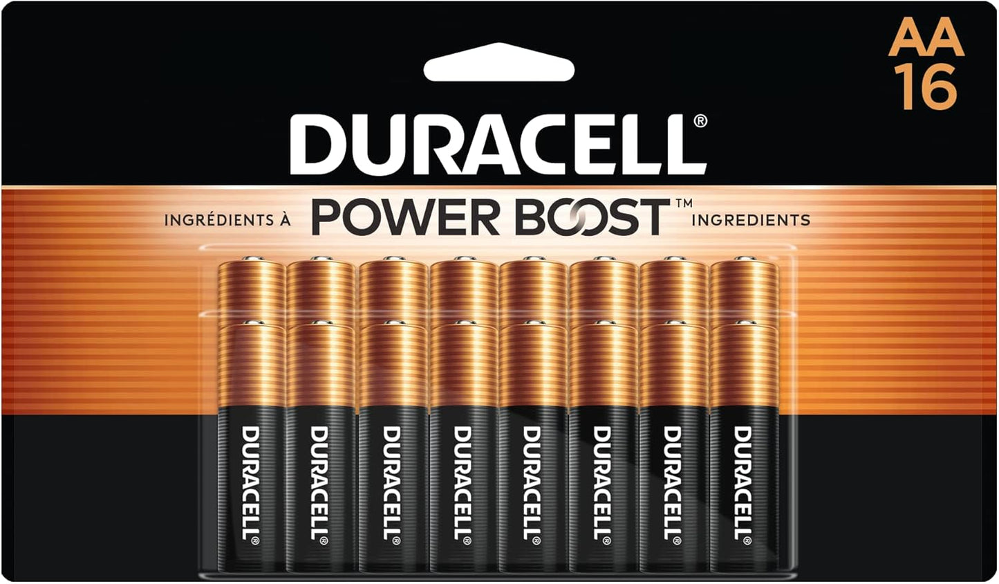 DURACELL COPPERTOP BATTERIES AA 16