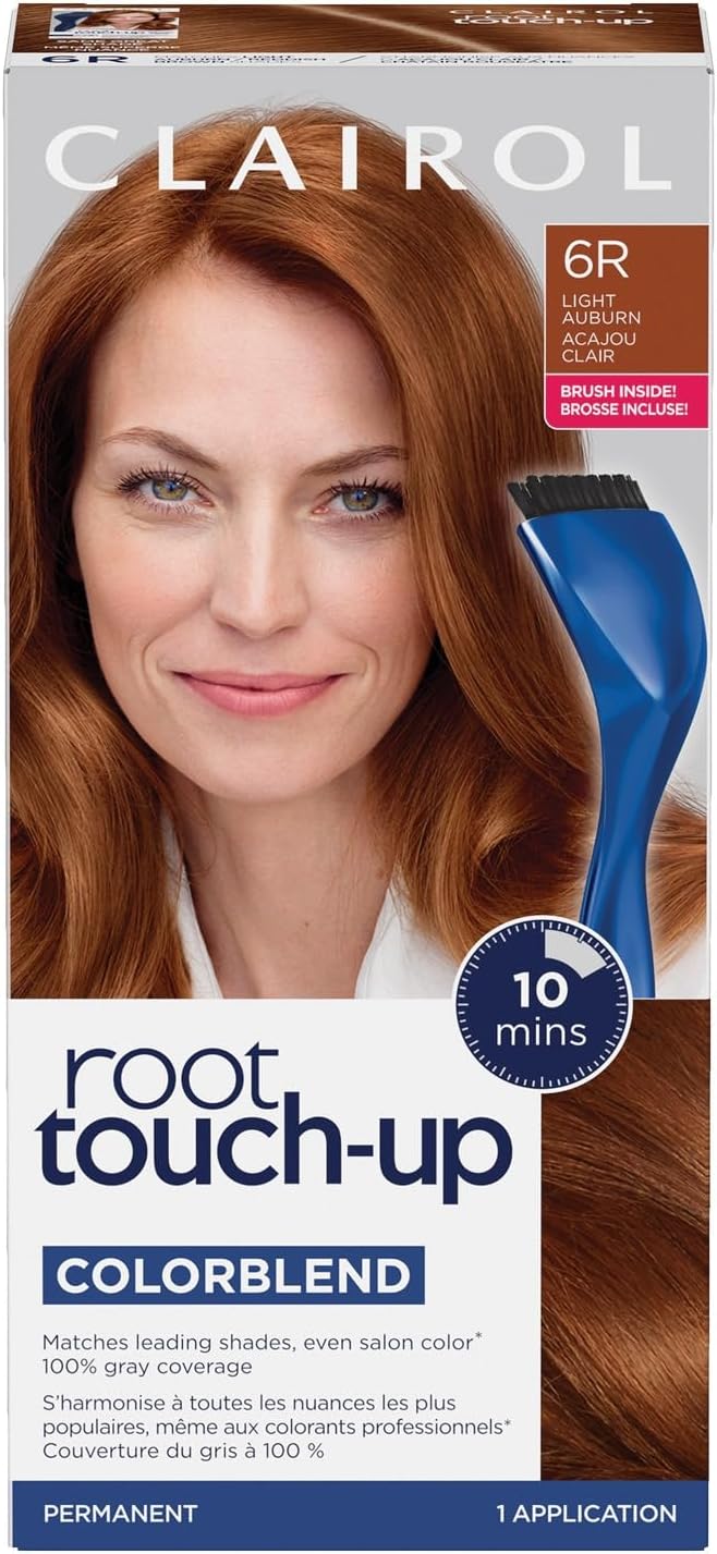 CLAIROL ROOT TOUCH UP 6R LT AUBURN pack of 2
