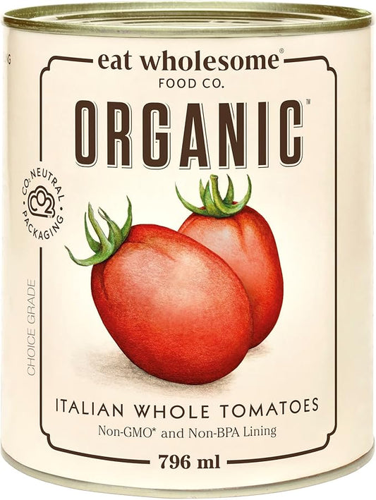 Eat Wholesome   Organic Tomato Products   Whole Tomatoes (Peeled)796ML