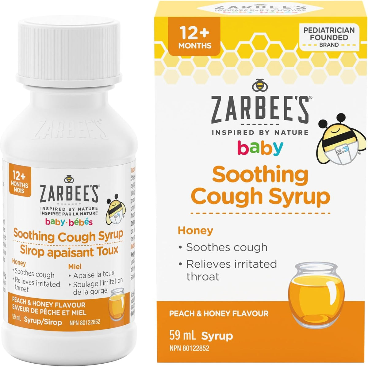 ZARBEES SYR SOOTHING COUGH&COLD BABY 59ML LIQUID