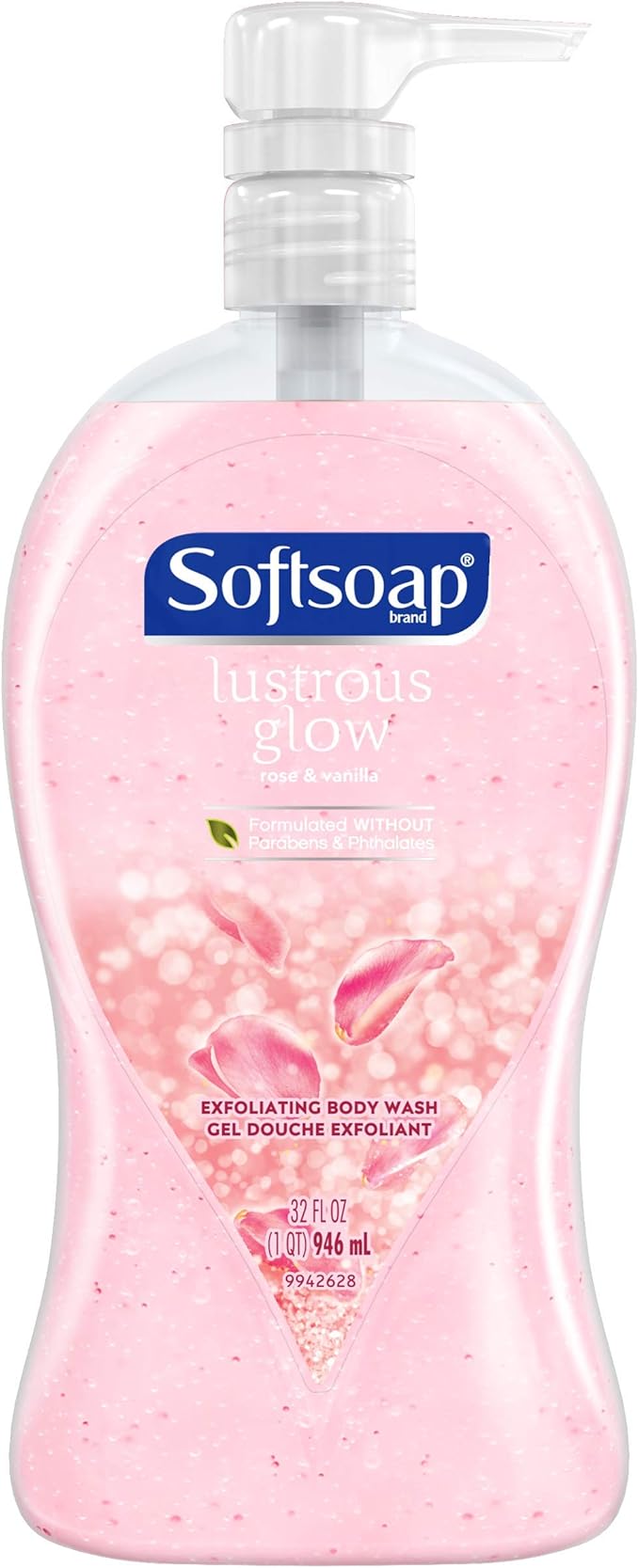 SOFTSOAP BODY WASH LUSTROUS GLOW PUMP 946ML
