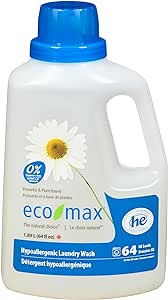 Eco-Max   Plant-Based Laundry Products   Hypoallergenic Laundry Wash1.89L