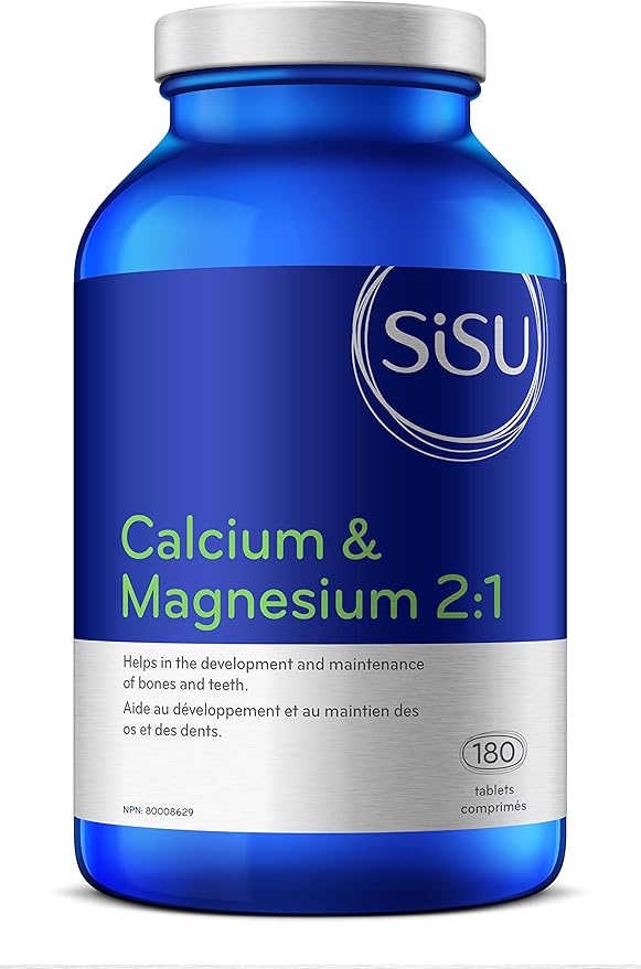 SISU - Calcium & Magnesium 2:1 with D2 - 180 tabs