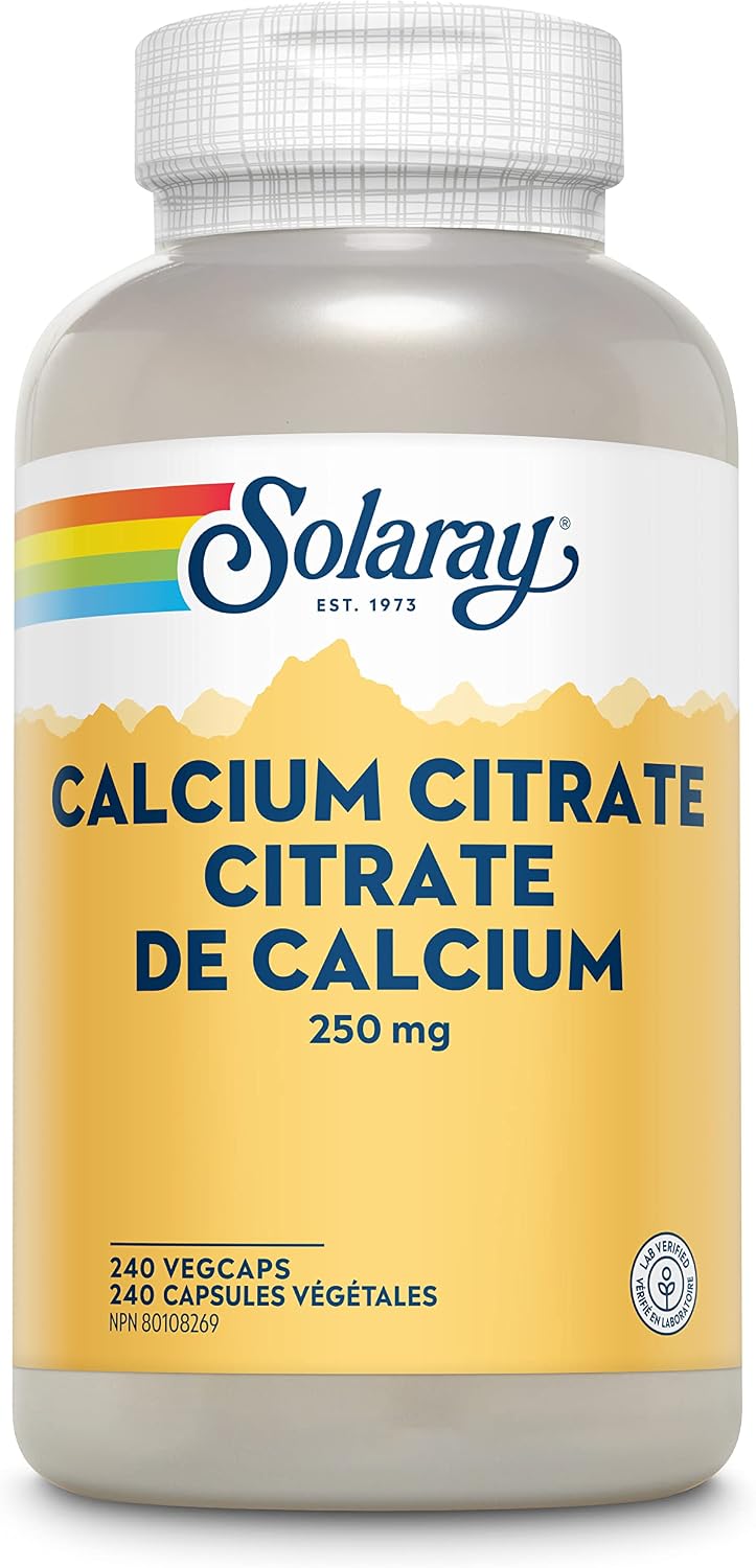Solaray   Calcium Citrate 240vcap