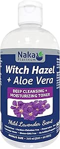 Clearance - NAKA    Witch Hazel + Aloe Vera  LAVENDER  360ML