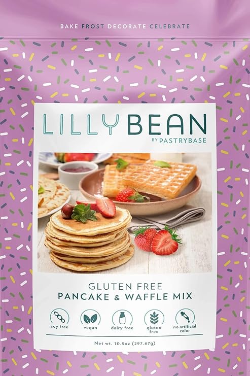 LILLY BEAN    Gluten Free Vegan Baking Mix & Frosting    LILLY BEAN    Gluten Free Vegan Baking Mix & Frosting    Pancake & Waffle Mix 297g