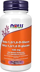 NOW    Beta -1,3/1, 6-Glucan 100mg 90vcap