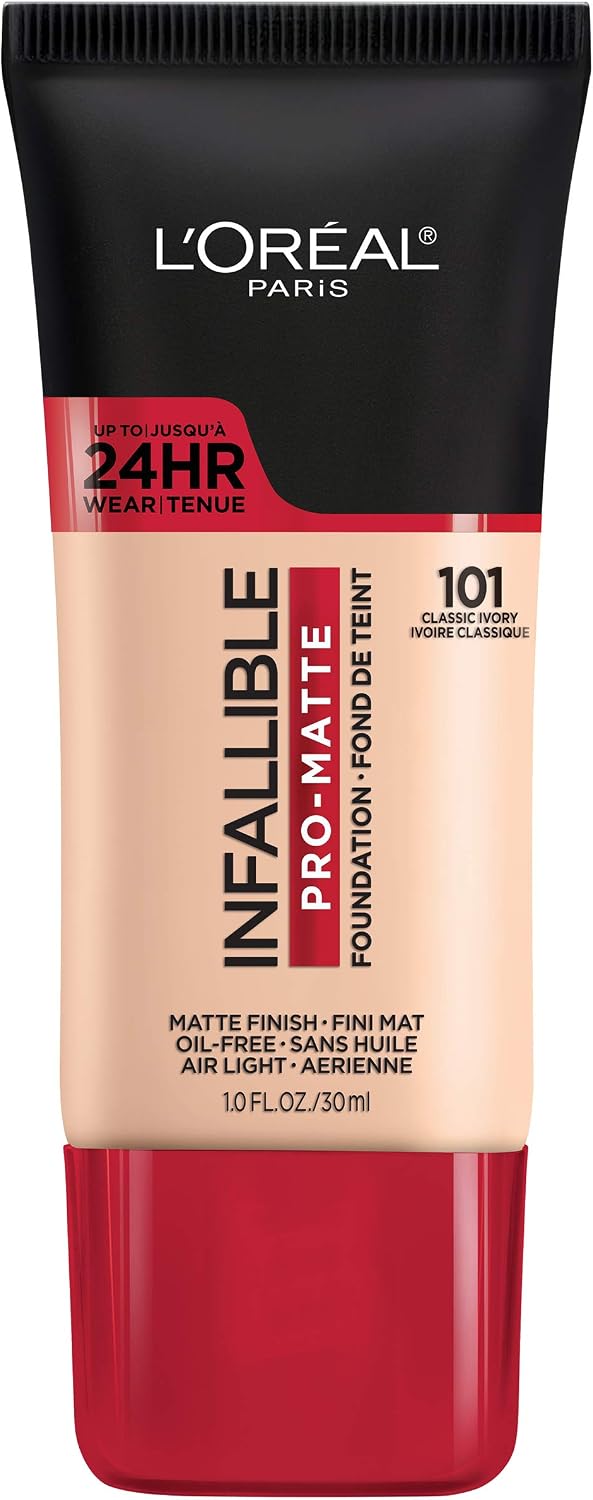 LOR INFAILLIBLE MATT FOUNDATION 101 IVORY CLASS pack of 2
