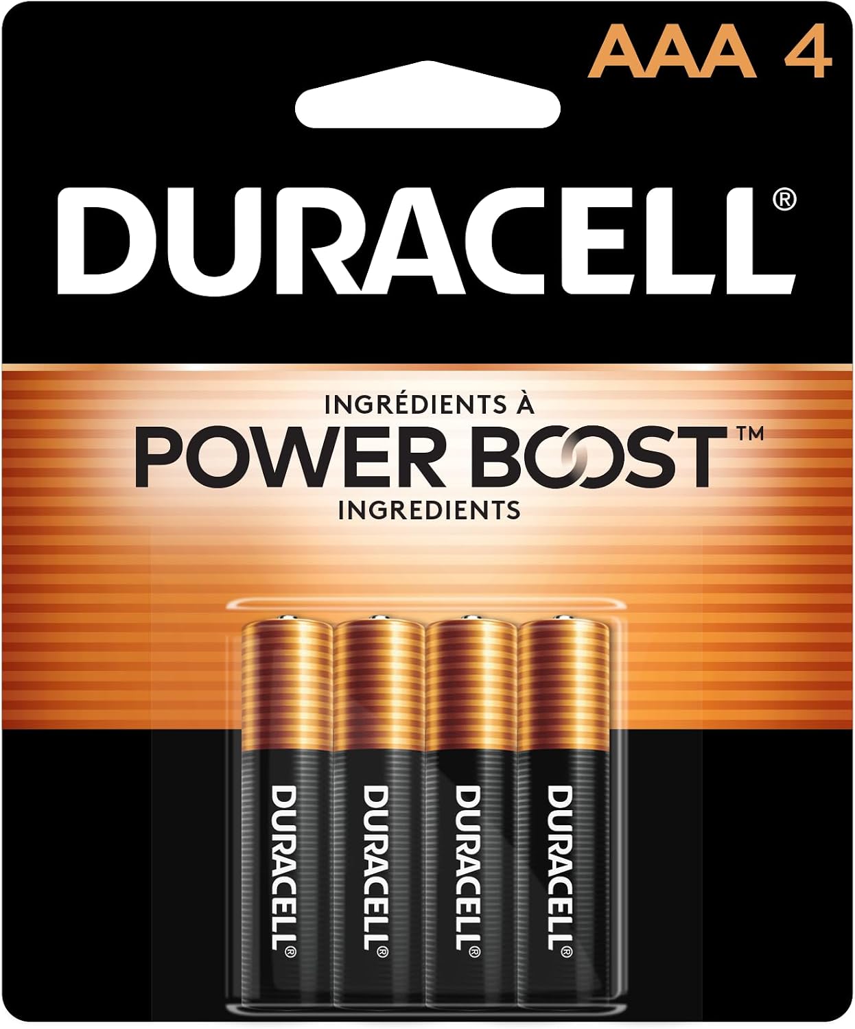 DURACELL COPPERTOP BATTERIES AAA 4