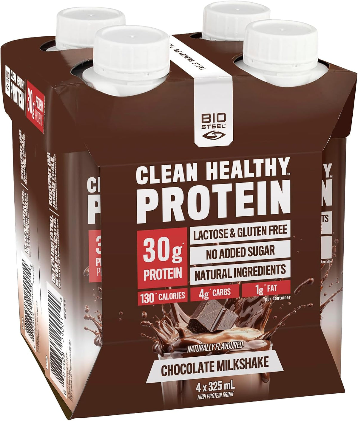 BioSteel - Ready-to-Drink Protein Chocolate 325mL (Case of 4)