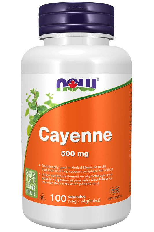 NOW    Cayenne 40,000 HU 500mg 100vcap