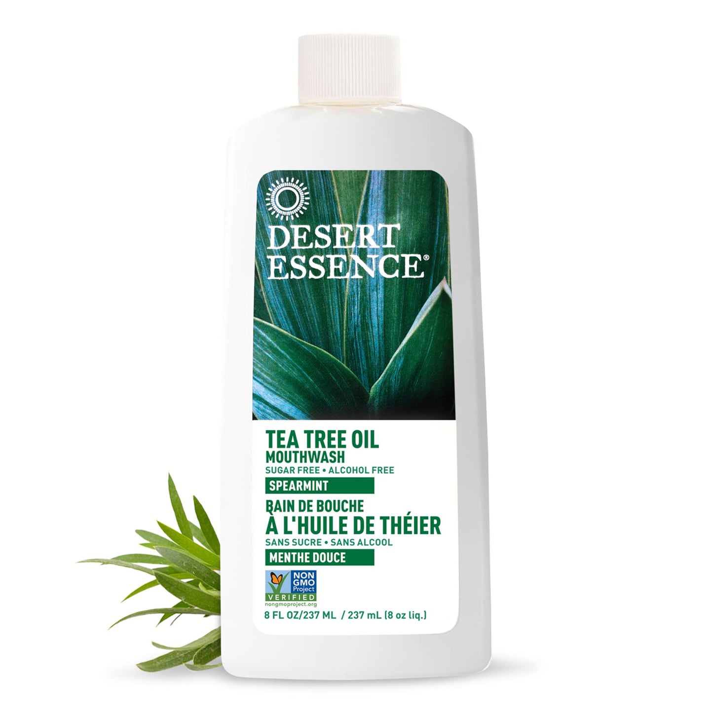 DESERT ESSENCE    Spearmint Mouthwash w/T.T. 240mL