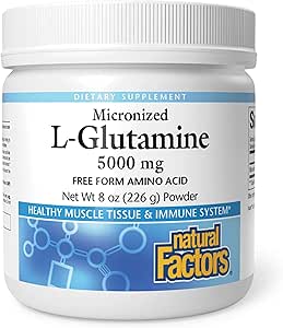 Natural Factors   Micronized L-Glutamine 5 g   300 g pwdpwd