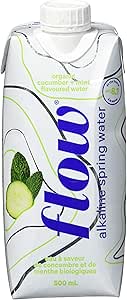 Flow   Organic Flavoured Water   Cucumber & Mint 500ml