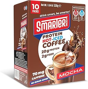 SMARTER SNACKS   PROTEIN COFFEE   10/box   MOCHA
