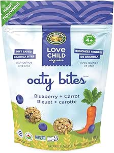 Love Child   Oaty Bites   Blueberry + Carrot Snack Bites100G