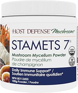 HostDefense_Stamets 7 Mushroom Mycelium Powder_100g