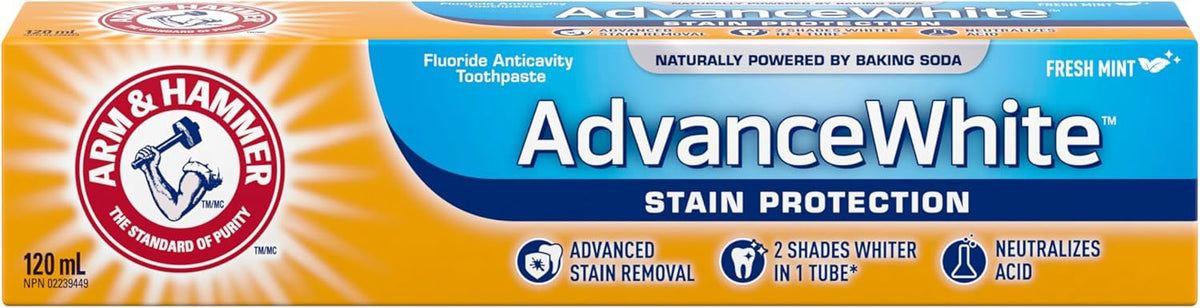 TOOTHPASTE ARM&H EXTRA WHITENING 120ML TOOTHPASTE