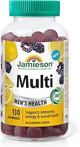 Jamieson    JMS Multivitamin Gummies for Men - NEW 2025 Blackberry Lemon    130Gummy Multi