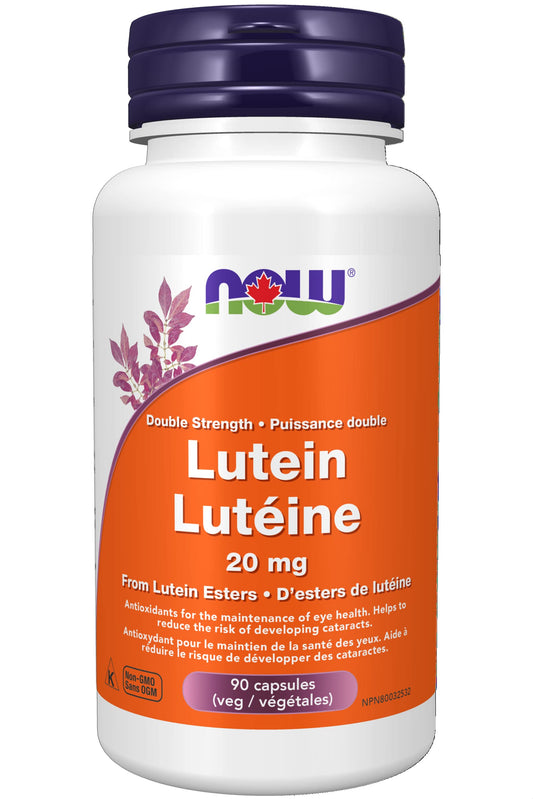 NOW    Lutein 20mg (from Lutein Esters) 90vcap