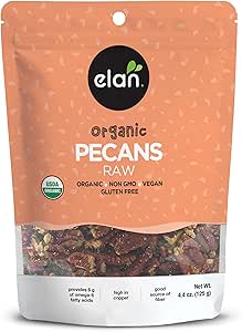 Elan Organics   Raw Pecans   125 g