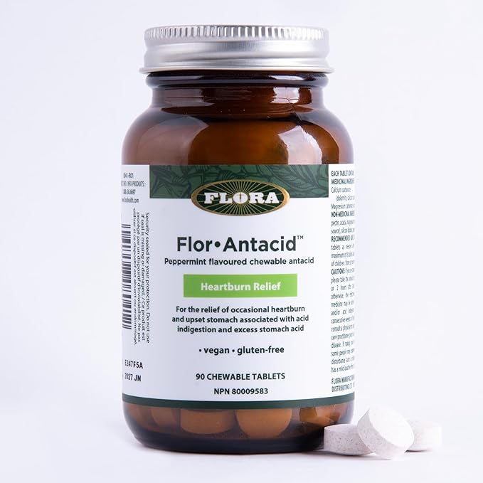 Flora   Flor·Antacid® - Peppermint flavoured chewable 90 tabs
