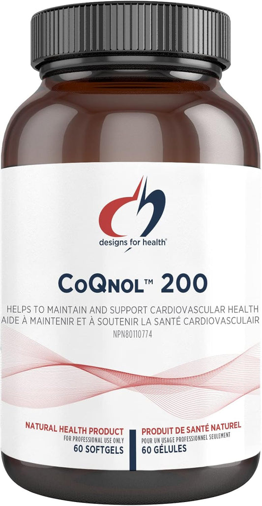 Designs For Health   CoQnol™ 200   60Softgel