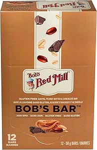Bob's Red Mill   Snack Bar   Peanut Butter & Chocolate Bar   ( 12 X 50g )