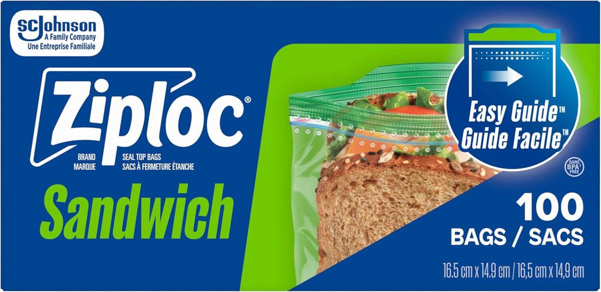 ZIPLOC SANDWICH BAG 90