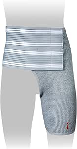 Incrediwear - Incrediwear Braces Hip Brace Left Gray Medium (20-22")