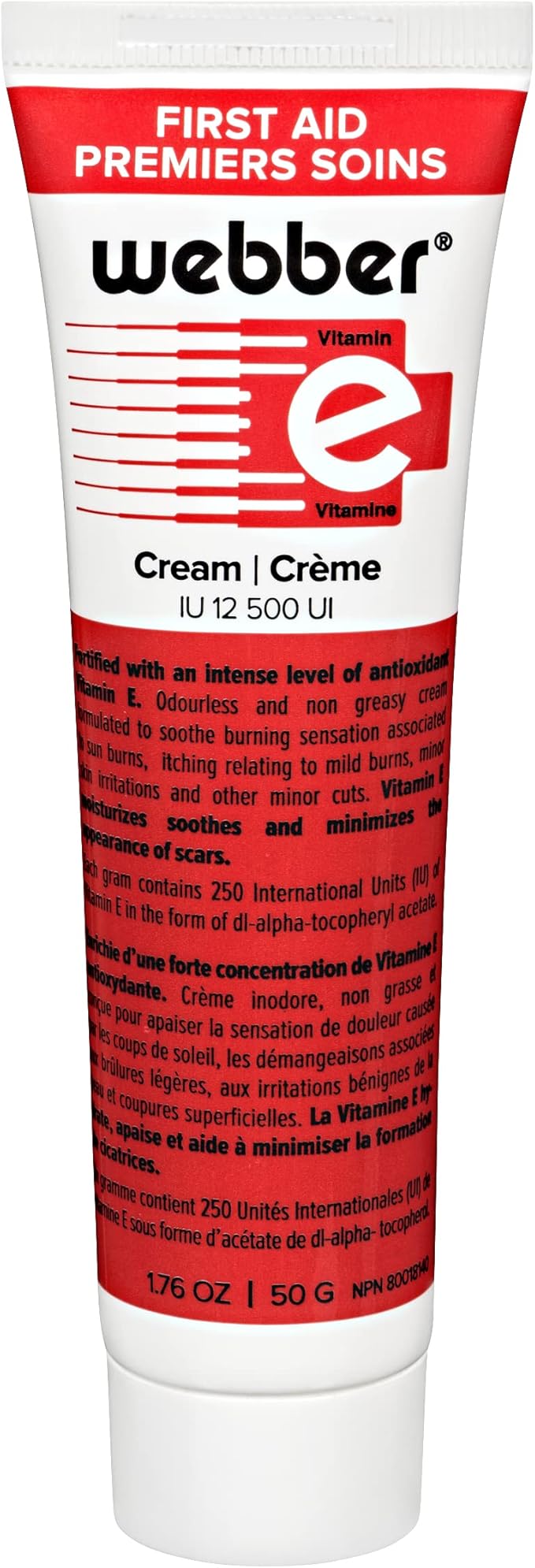 CR FIRST AID VIT E WEBBER 50G CREAM
