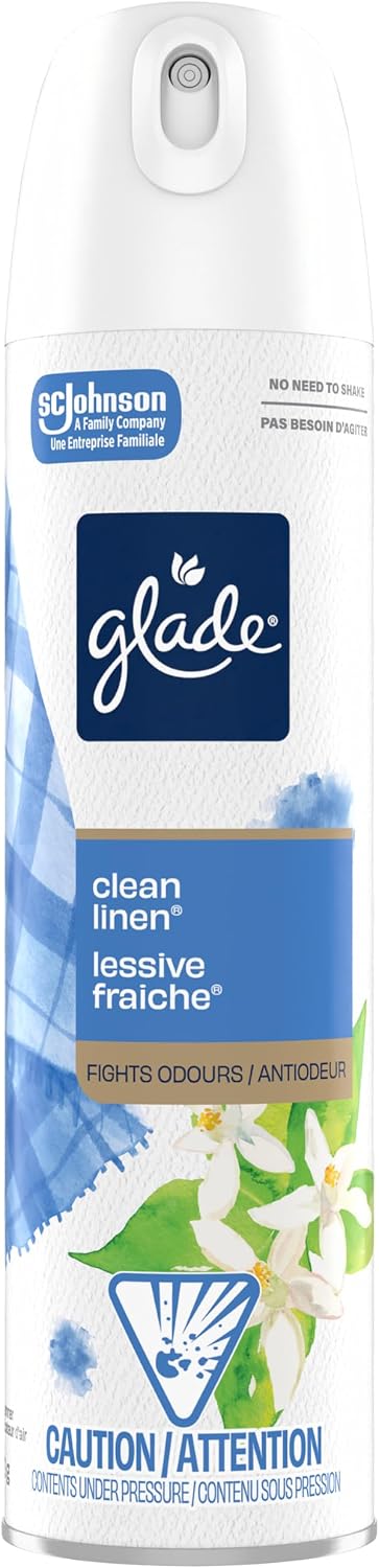 GLADE AIR FRESHENER CLEAN LINEN 235G AEROSOL