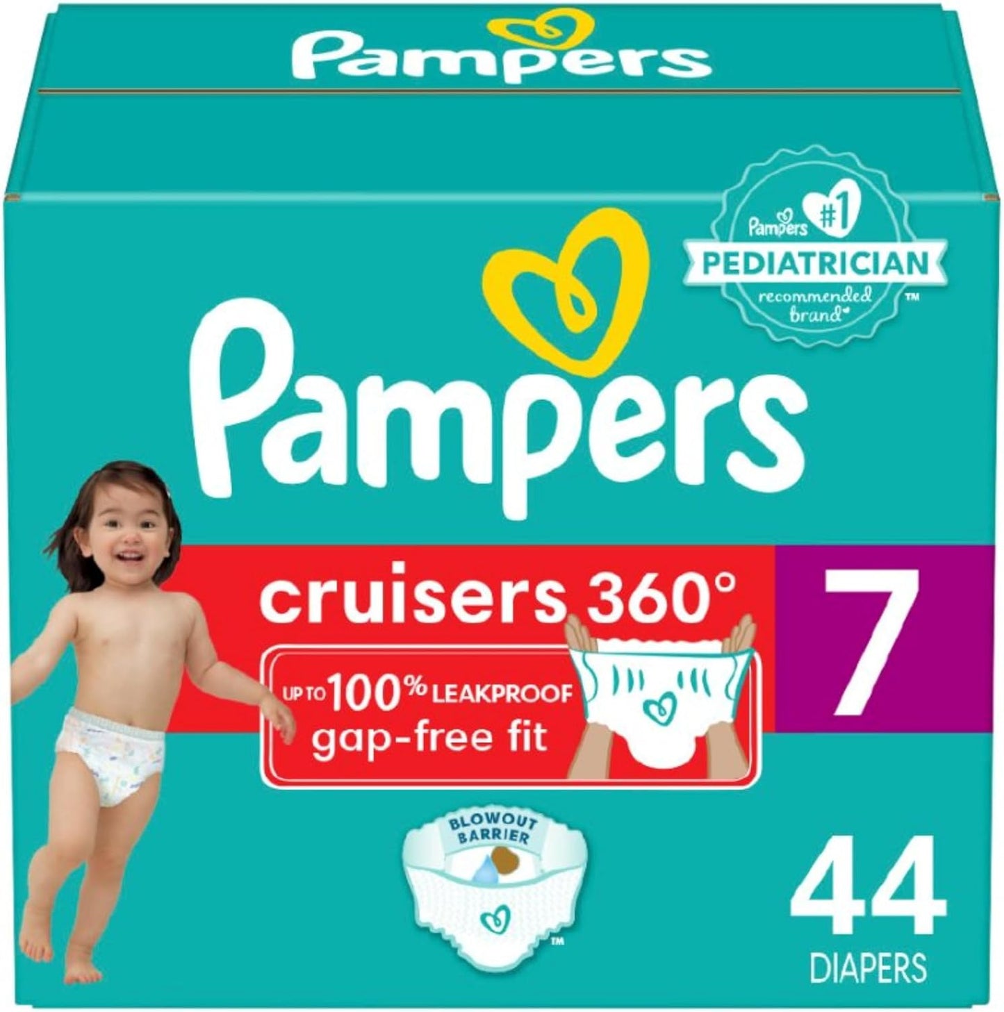 PAMPERS CRUISERS 360 SIZE 7 44