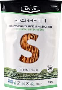 LIVIVA    Organic Soybean Spaghetti Pasta      200g
