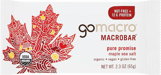 GOMACRO PROTEIN BARS  -  Maple Sea Salt    65g