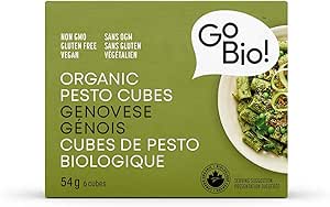 GoBIO! Organics   Organic Pesto Genovese Cubes 15 x 54g