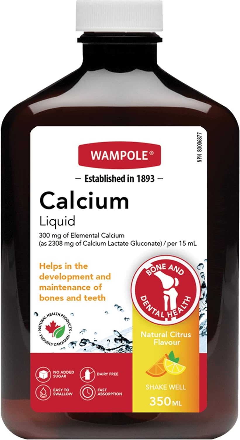 CALCIUM SUCROSE FREE LIQ 350ML WAMPOLE LIQUID