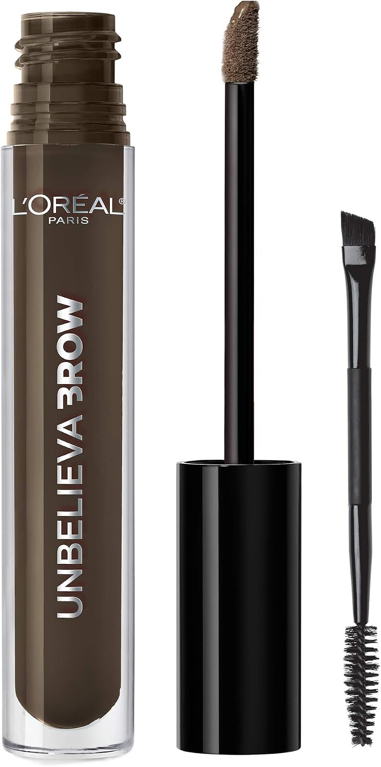 L'OREAL BROW STYLER GEL DARK BROWN pack of 2