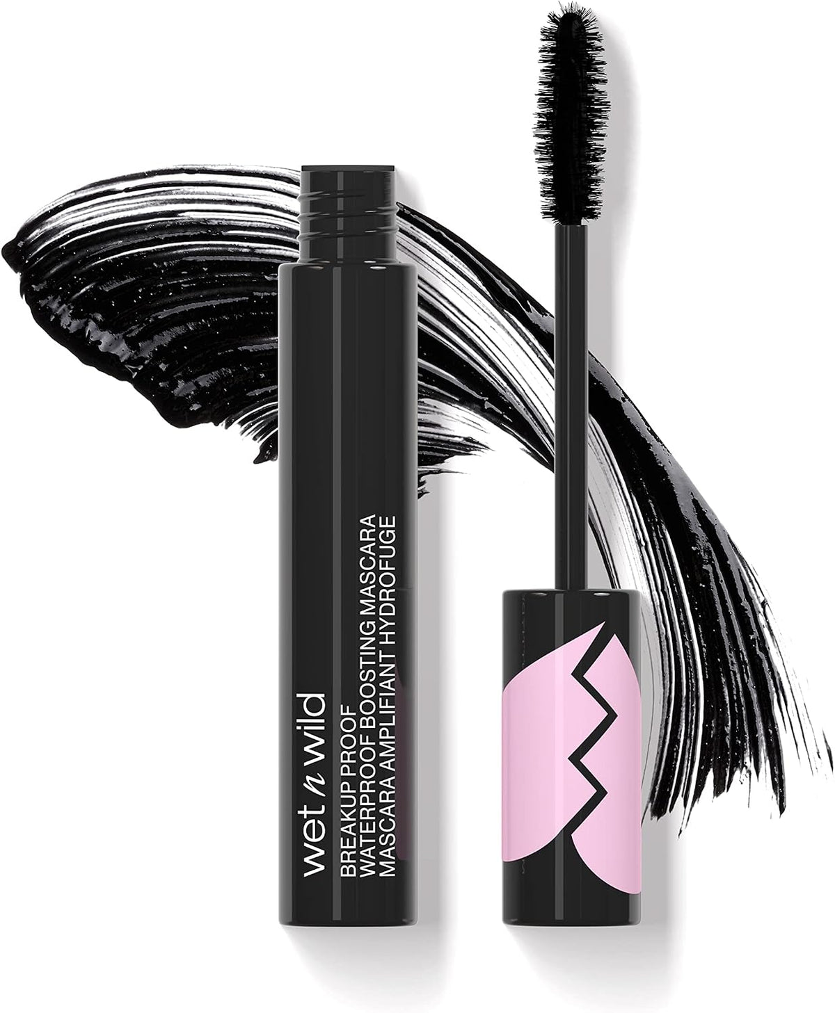 WET N WILD WATERPROOF BOOSTING MASCARA ULTRA BLACK pack of 2