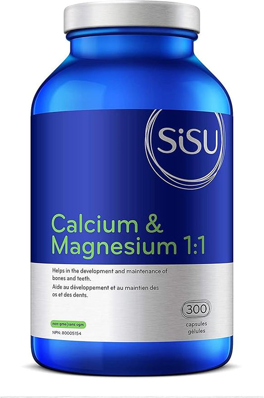 SISU - Calcium & Magnesium 1:1 with D3 - 300 caps