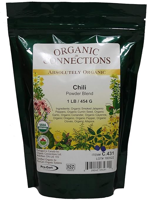 OCBULK - Chili Powder Original Blend (Salt Free) ORG 1LB