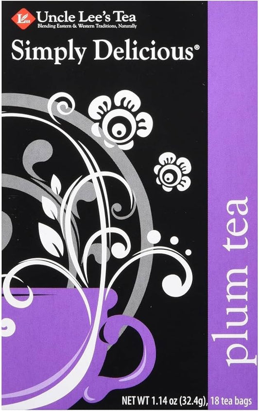 UNCLE LEE'S TEAS    Simply Delicious    UNCLE LEE'S TEAS    Simply Delicious    Plum Tea 18bg