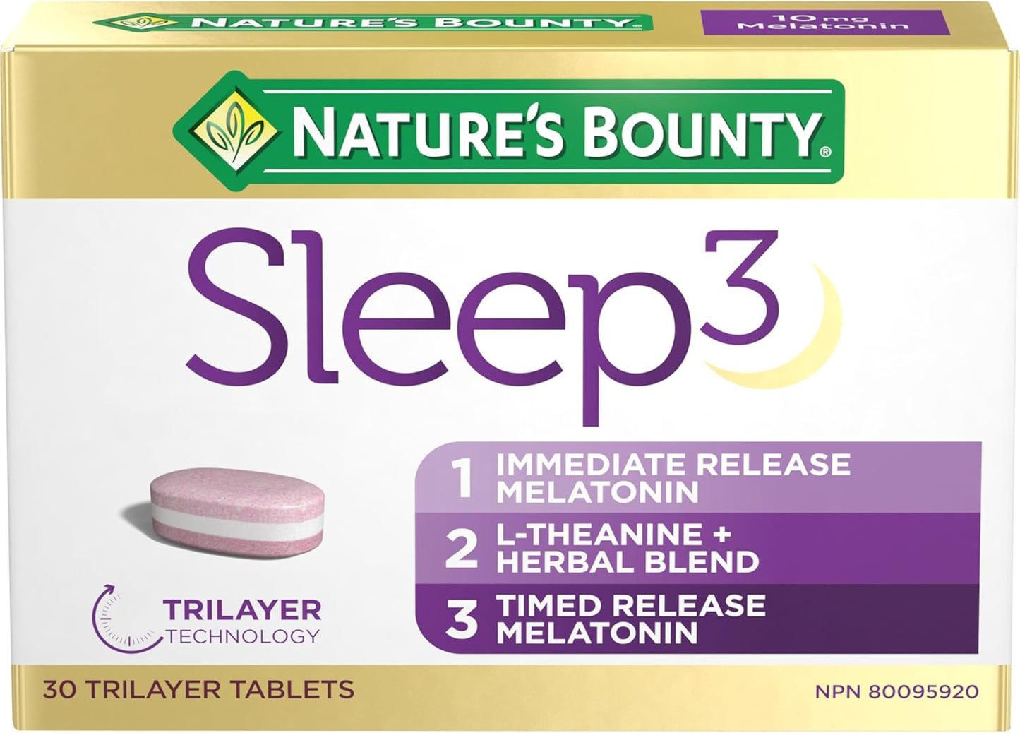 NATURE'S BOUNTY SLEEP3 30 CAPLET