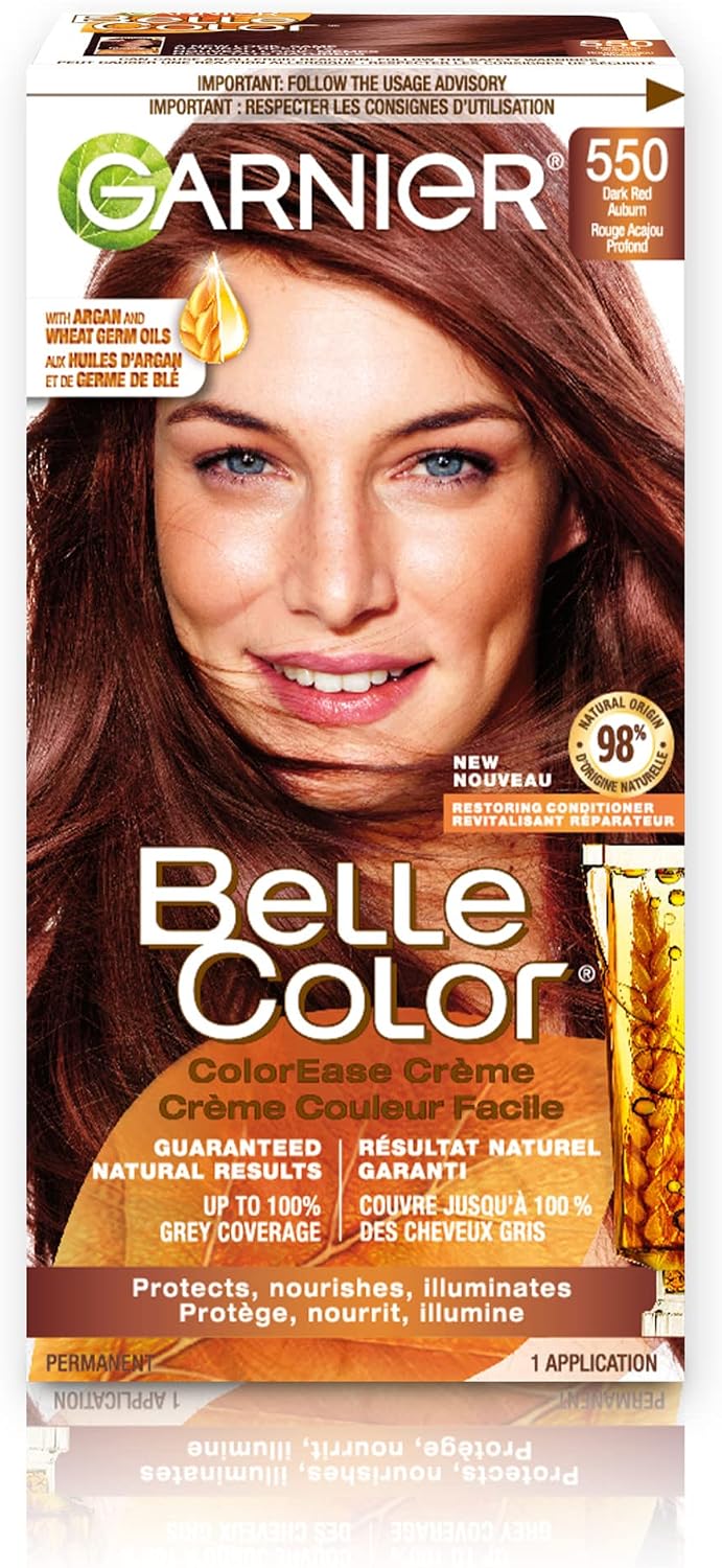 BELLE COLOR #550 DARK RED AUBURN