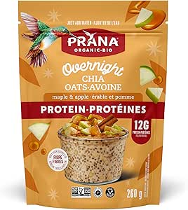 PRANA - Protein Overnight Chia, Maple & Apple, Organic     260g