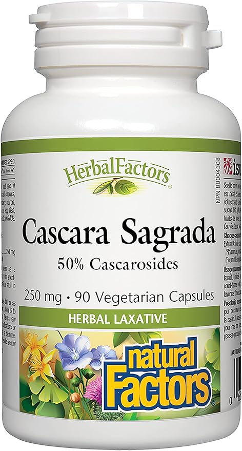 Natural Factors   Cascara Sagrada, HerbalFactors®   90 vcapsvcaps
