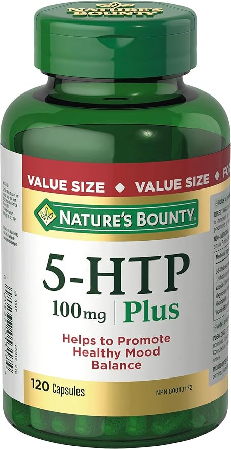 NATURE'S BOUNTY 5-HTP CAPS 100MG 120 CAPSULE