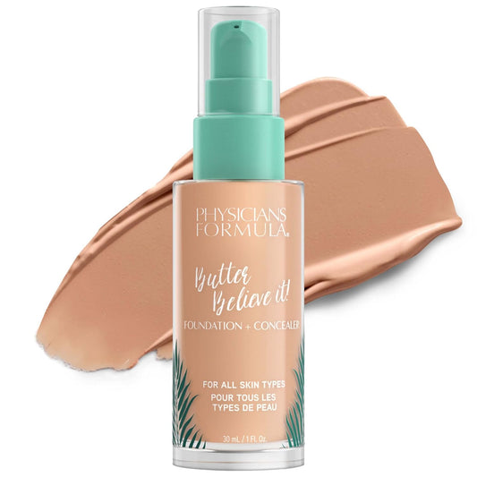 PF BUTTER BELIEVE IT FOUNDAT CONCEAL LIGHT MD 30ML pack of 2