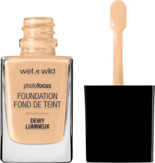 WET N WILD PHOTO FOCUS DEWY FOUNDATION SOFT BEIGE pack of 2