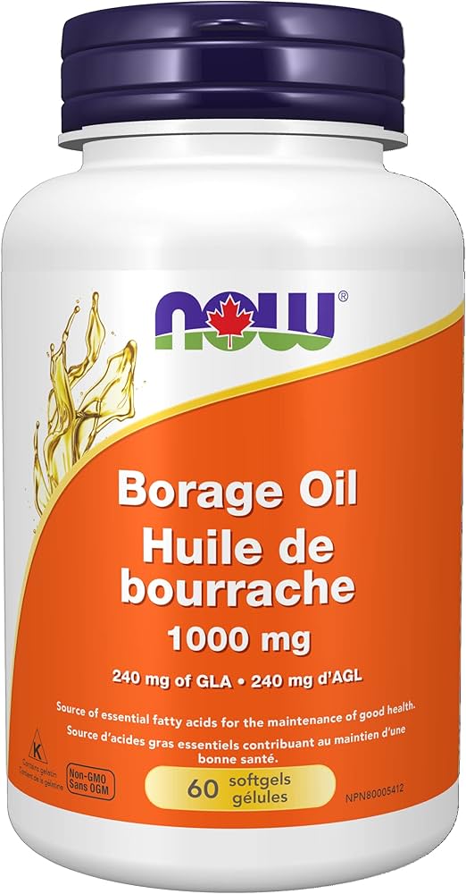 NOW    Borage Oil 1000mg (240mg GLA) 60gel